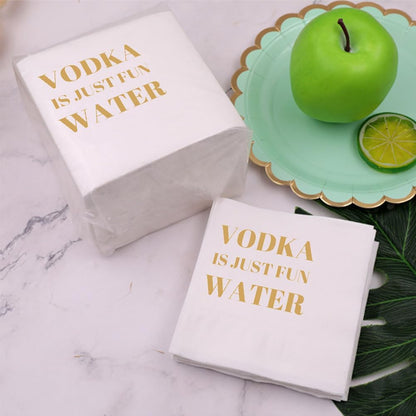 Funny Cocktail Napkins 100Pcs Funny Quotes Saying Disposable Paper Party Napkins 4.5 x 4.5 Two-ply (I Feel Sorry For People Who Don’t Know Us Napkins)