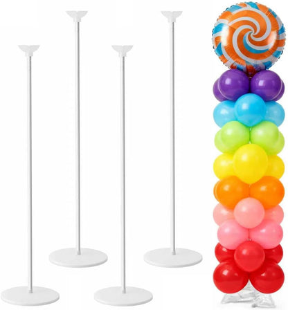 Tamodan 2026 Upgraded and Reinforced Balloon Column Kit Set of 2, 79 Inch Balloon Tower Reusable Metal Spiral Design, Balloon Stands for Floor Weddings, Baby Showers & Balloons Not Included.