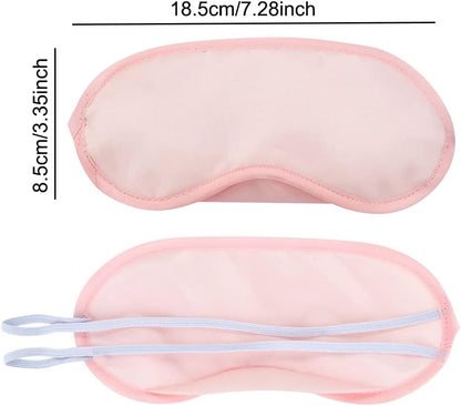 AKOAK 10 Pieces Game Party Sleep Travel Eye Mask, Lightweight Shading Eye Protection Rest Eye Mask, with Nose Pad and Adjustable Strap, Unisex (Pink)
