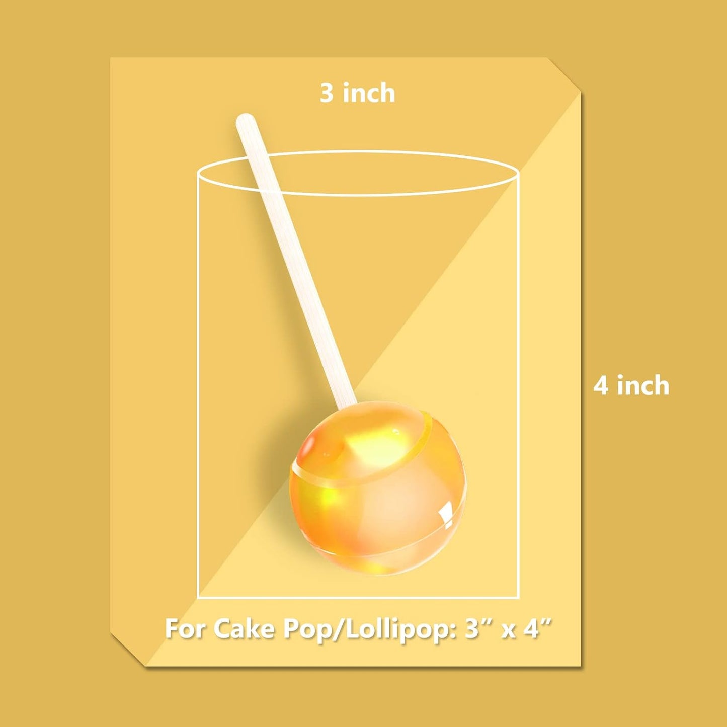 XLSFPY 100PCS Clear Cellophane Bags, 5x7 Small Treat Bags with Ties, Cake Pop Bags, Candy Bags, Goodie Bags, Rice Crispy Treat Bags, Clear Bags for Favors Birthday Party (5'' x 7'')