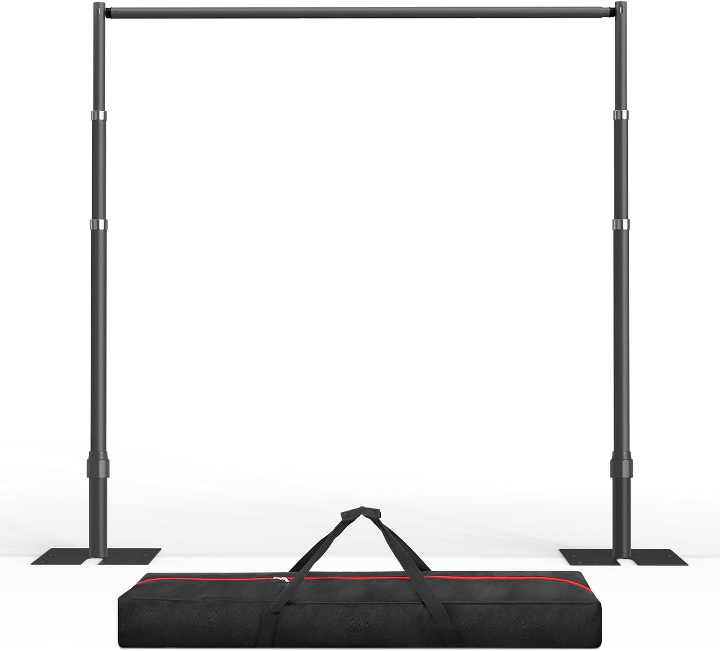 EMART 10x10ft Heavy Duty Backdrop Stand Kit, Adjustable Pipe and Drape Photo Booth Frame for Wedding, Party, Christmas, Birthday Decorations