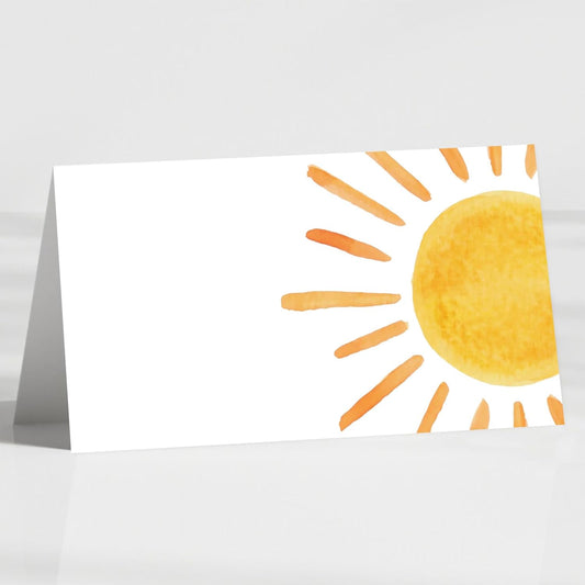 120 Pack Golf Party Place Cards, 3.5" x 2" Foldable Table Tent Name Cards, Food Labels for Golf Baby Shower Birthday Party Reception Tables Placement