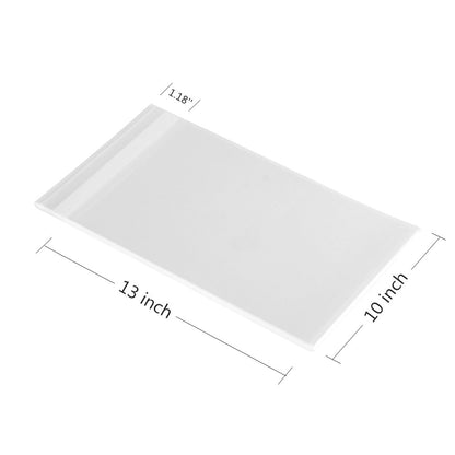 Clear Self Sealing Cellophane Bags 4"x6" (10.2 x 15.2cm) Pack of 200 – 4x6 Cookie Bags with Seal for Treat Bags, Cookies Wrappers Candy Party Favors Goodie