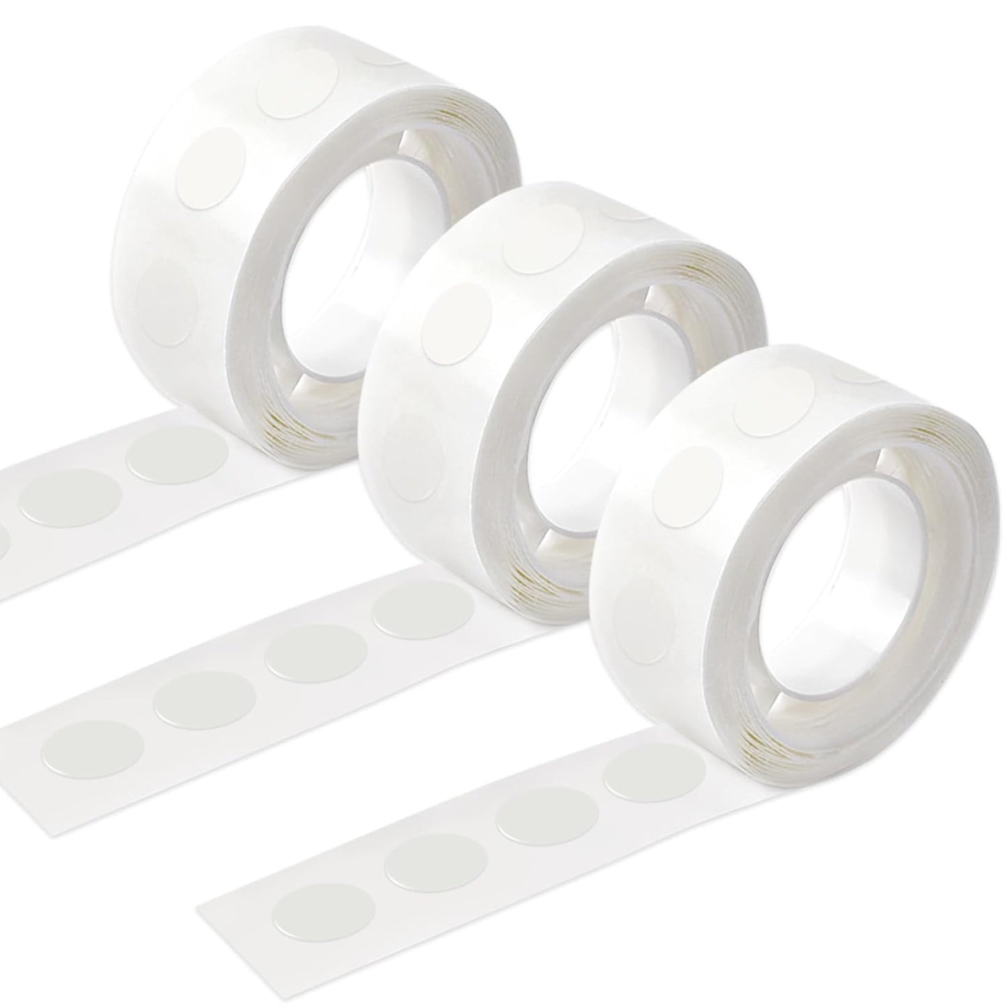 UPINS 300 Pcs Point Dots Balloon Glue Removable Adhesive Point Tape, 3 Rolls Double Sided Dots Stickers for Craft Wedding Decoration