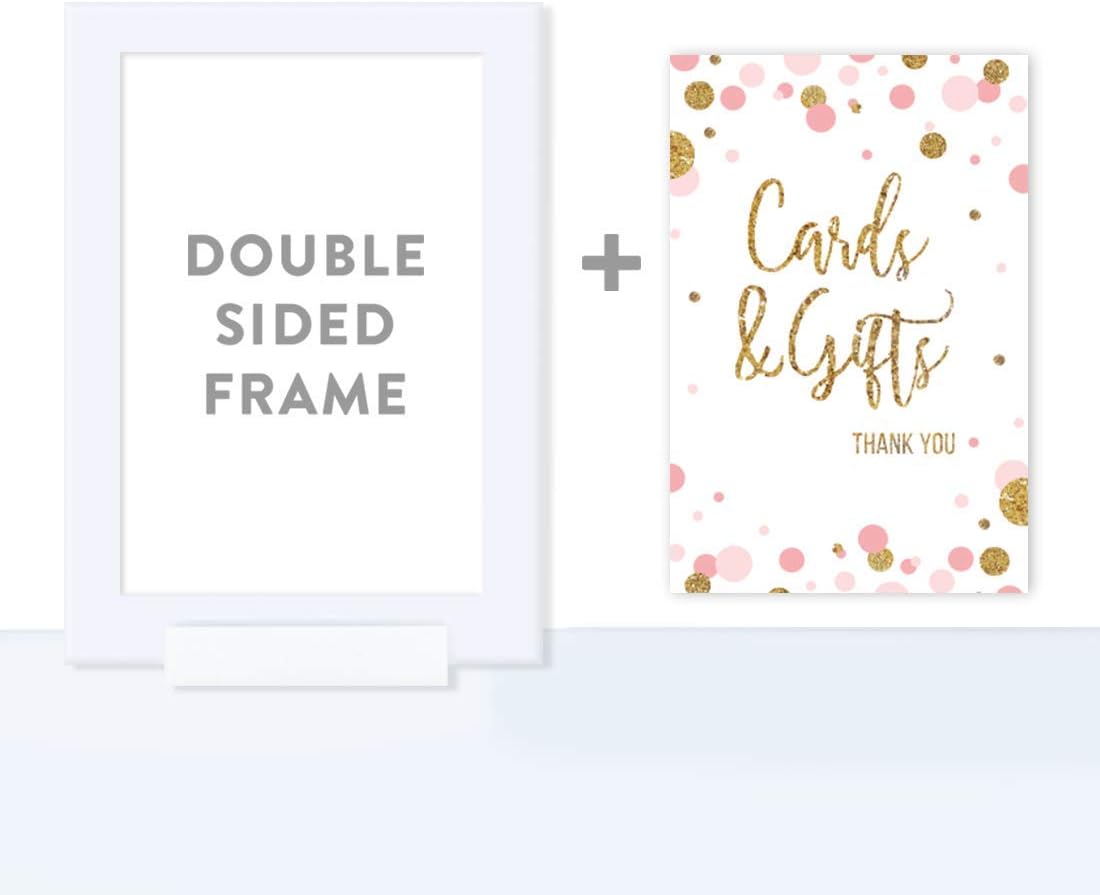 Andaz Press Blush Pink Gold Glitter Girl Baby Shower, Printable Table Tent Place Cards, 20-Pack, Seat Placement Cards Blank Place Cards For Table Settings Name Cards for Wedding, Graduation Food Cards - Colors A