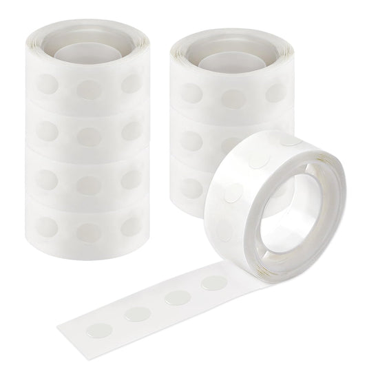 UPINS 300 Pcs Point Dots Balloon Glue Removable Adhesive Point Tape, 3 Rolls Double Sided Dots Stickers for Craft Wedding Decoration