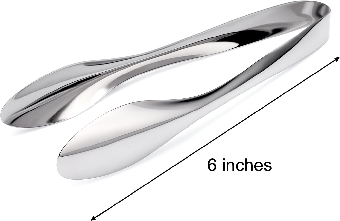 Premium Stainless Steel Serving Tongs (9'' Large)