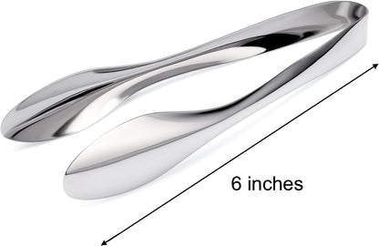 Premium Stainless Steel Serving Tongs (9'' Large)