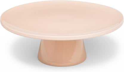The Cake Stand – 10 Inch Gloss Ceramic Pedestal Cake Stand, Modern Footed Dessert Stand for Cakes, Cupcakes, Cookies & More (Periwinkle)