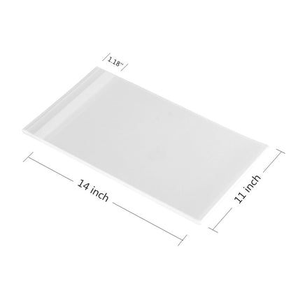 Clear Self Sealing Cellophane Bags 4"x6" (10.2 x 15.2cm) Pack of 200 – 4x6 Cookie Bags with Seal for Treat Bags, Cookies Wrappers Candy Party Favors Goodie