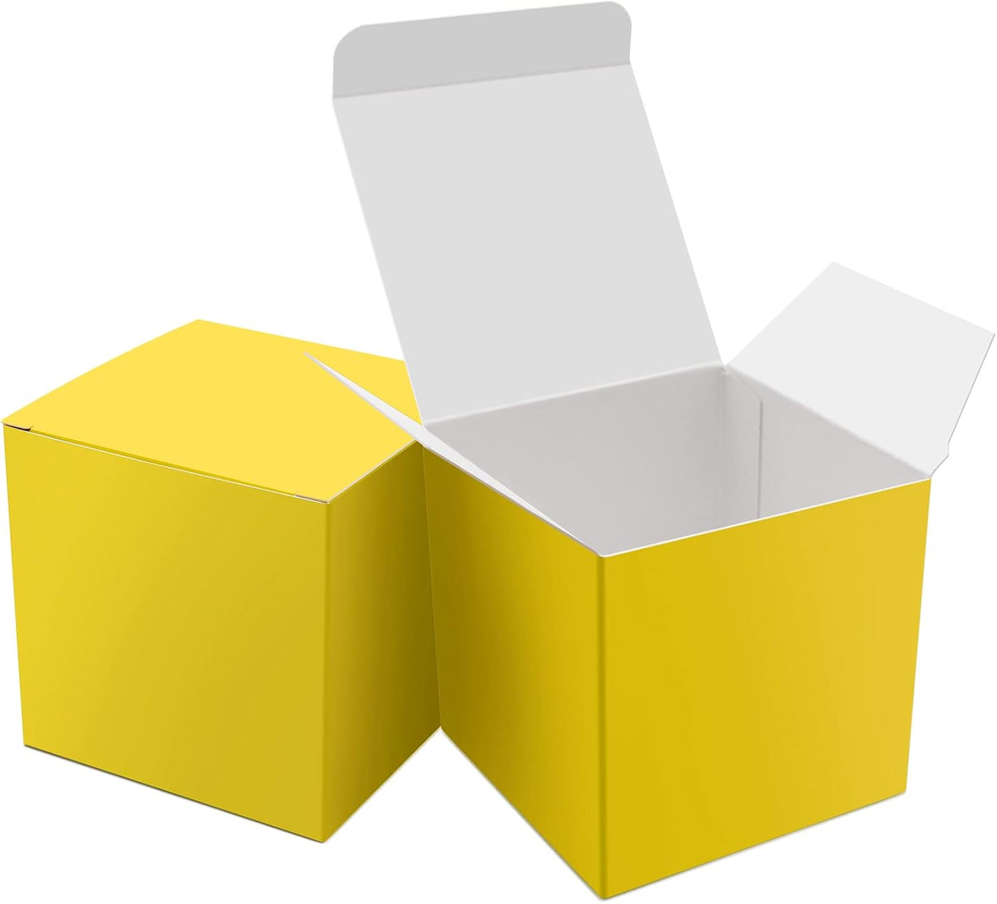 Oletx 24 Pcs Colorful Paper Gift Boxes, Small Candy Boxes Bulk, 3x3x3 inch Gift Box with Lids, Goodie Treat Boxes for Party Favors, Birthday Gifts, Wedding Gifts