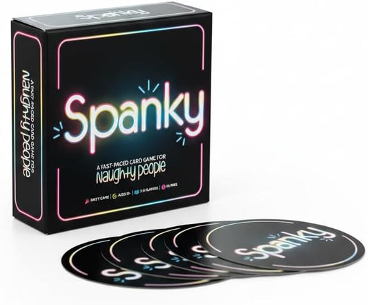 Spanky - Fast Party Card Game for Adults | Naughty, Funny & Quick to Learn | 2–8 Players, Perfect for Pregames, Bachelor/Bachelorette & Game Night