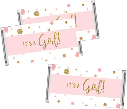 Andaz Press Blush Pink Gold Glitter Girl Baby Shower, Printable Table Tent Place Cards, 20-Pack, Seat Placement Cards Blank Place Cards For Table Settings Name Cards for Wedding, Graduation Food Cards - Colors B