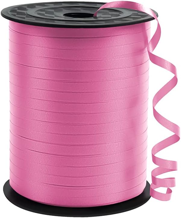 KMER LIFE Premium Red Curling Ribbon, 1/5" Wide x 500 Yards Christmas Curling Ribbons for Gift Wrapping, Party Decoration, Balloon String, Ribbons for Florist Flower (1 Roll)