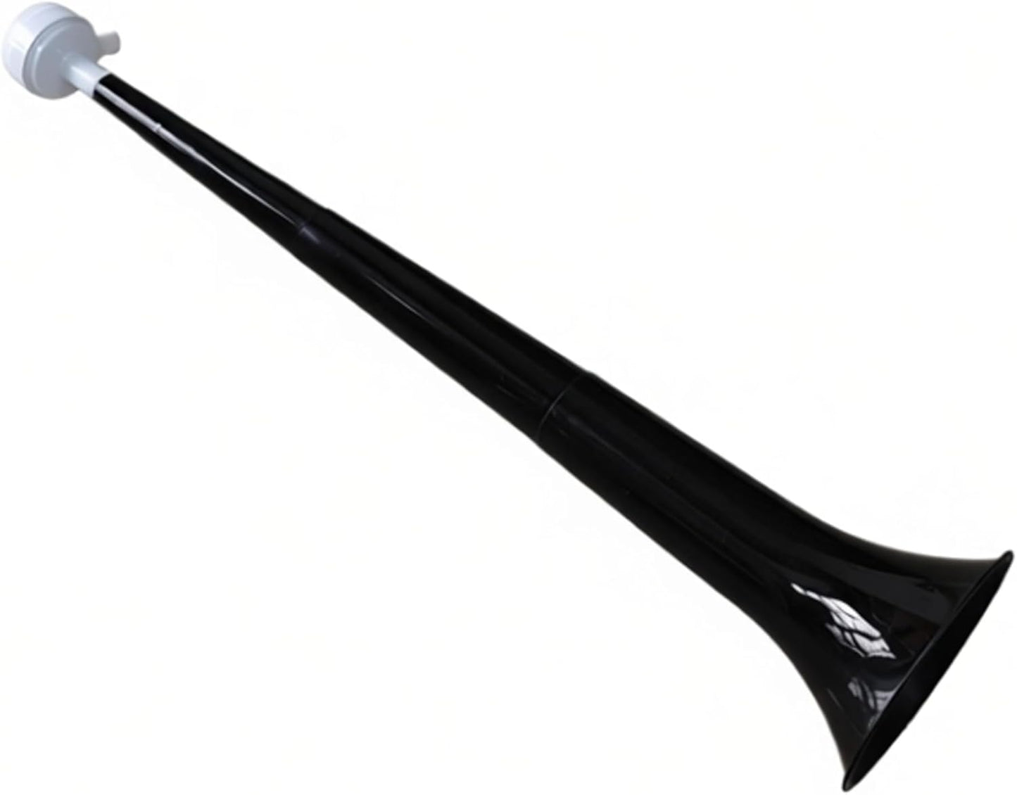 Black Party Noisemaker Horn, Plastic Celebration Blowout Whistle, New Year's Eve and Party Accessory