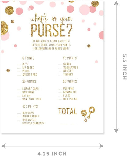 Andaz Press Blush Pink Gold Glitter Girl Baby Shower, Printable Table Tent Place Cards, 20-Pack, Seat Placement Cards Blank Place Cards For Table Settings Name Cards for Wedding, Graduation Food Cards - Colors A