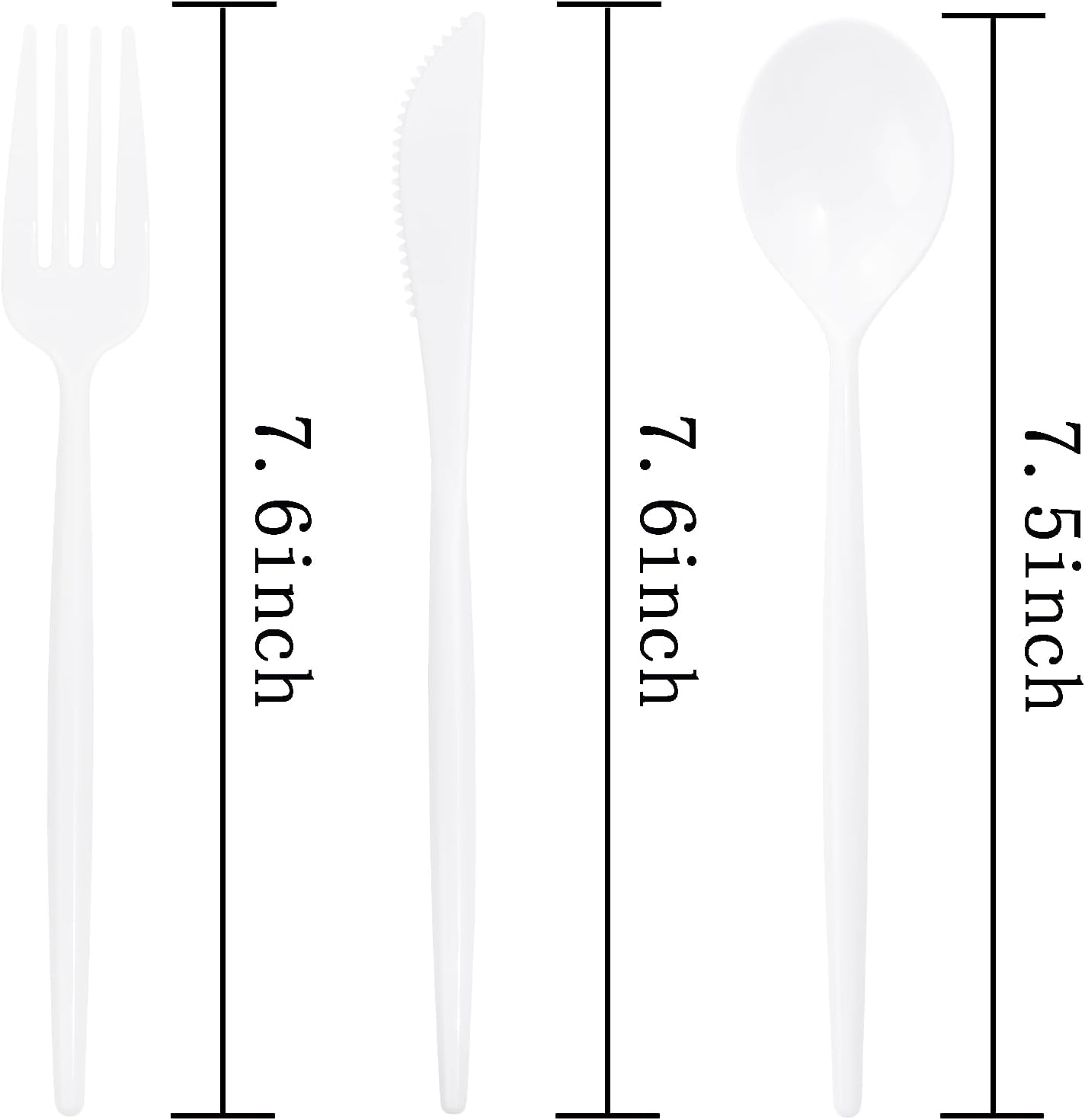 Supernal 180pcs Black Plastic Silverware Set - Heavy Duty Disposable Utensils (60 Forks, 60 Knives, 60 Spoons) - Elegant Black Cutlery for Parties, Weddings & BBQ