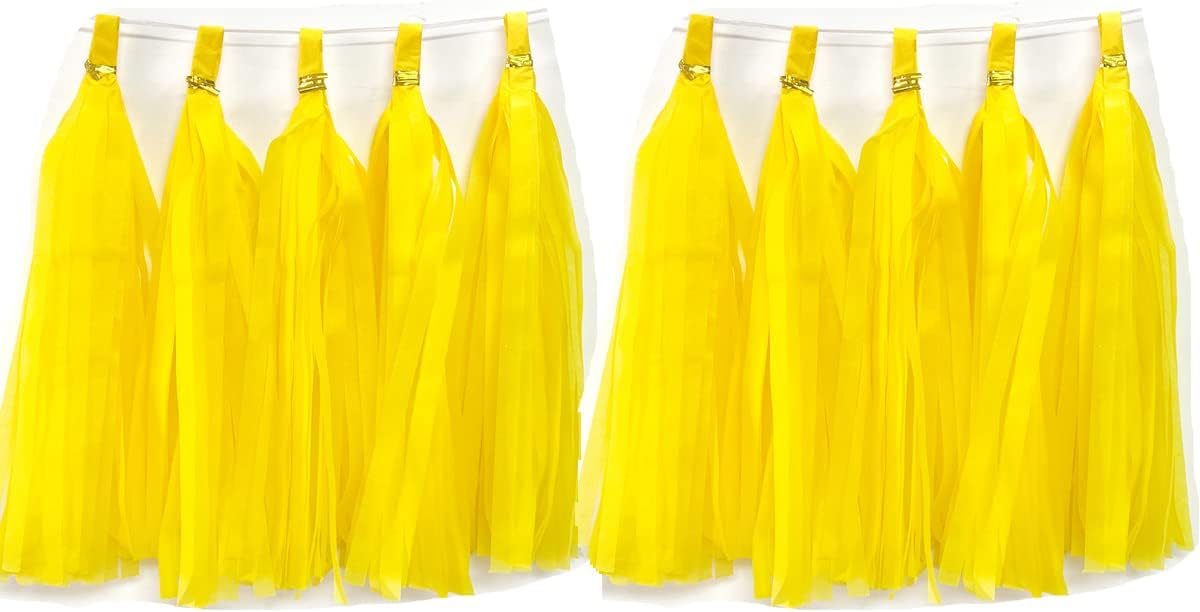 30pcs Paper Tassels Garland Banner Tissue Paper Tassel DIY Hanging Paper Decorations Party Tassel Garland Decor Baby Shower Nursery Wedding Festival Baby Shower Decoration(30, White)
