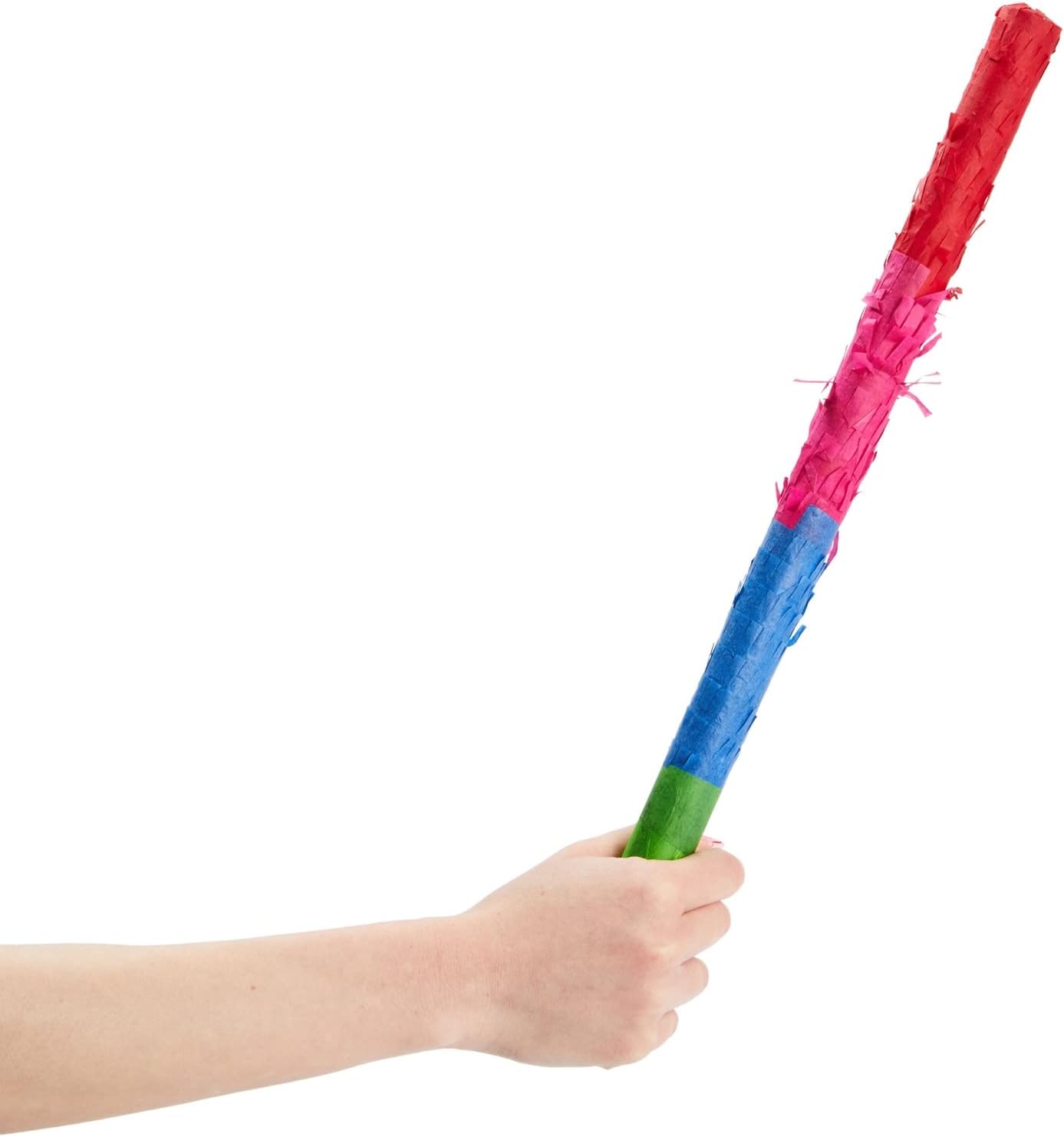 Juvale Small Pinata Stick & Blindfold Set - Vibrant Party Game - Lightweight Durable Decorations - Adjustable Elastic Blindfold for Adult Party Decorations - 2 Piece