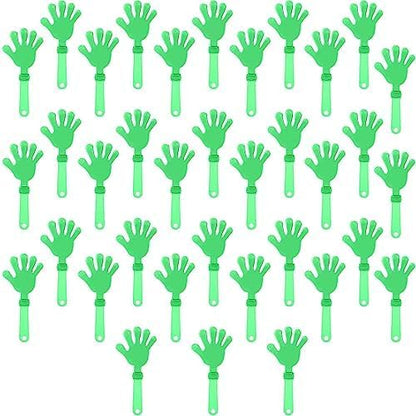 120 Pieces Coral Red Hand Clappers 7.5 Inch Clappers Noisemakers Noise Makers Plastic Clapper Party Favors Sporting Events Cheers Ball Dance Basketball Football Noisemakers （Coral Red）