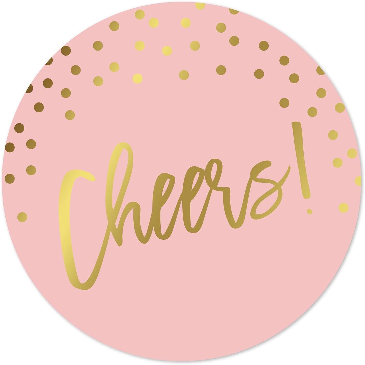Andaz Press Blush Pink and Metallic Gold Confetti Polka Dots Bachelorette Party Bridal Shower Collection, Scavenger Hunt Game Cards, 20-Pack