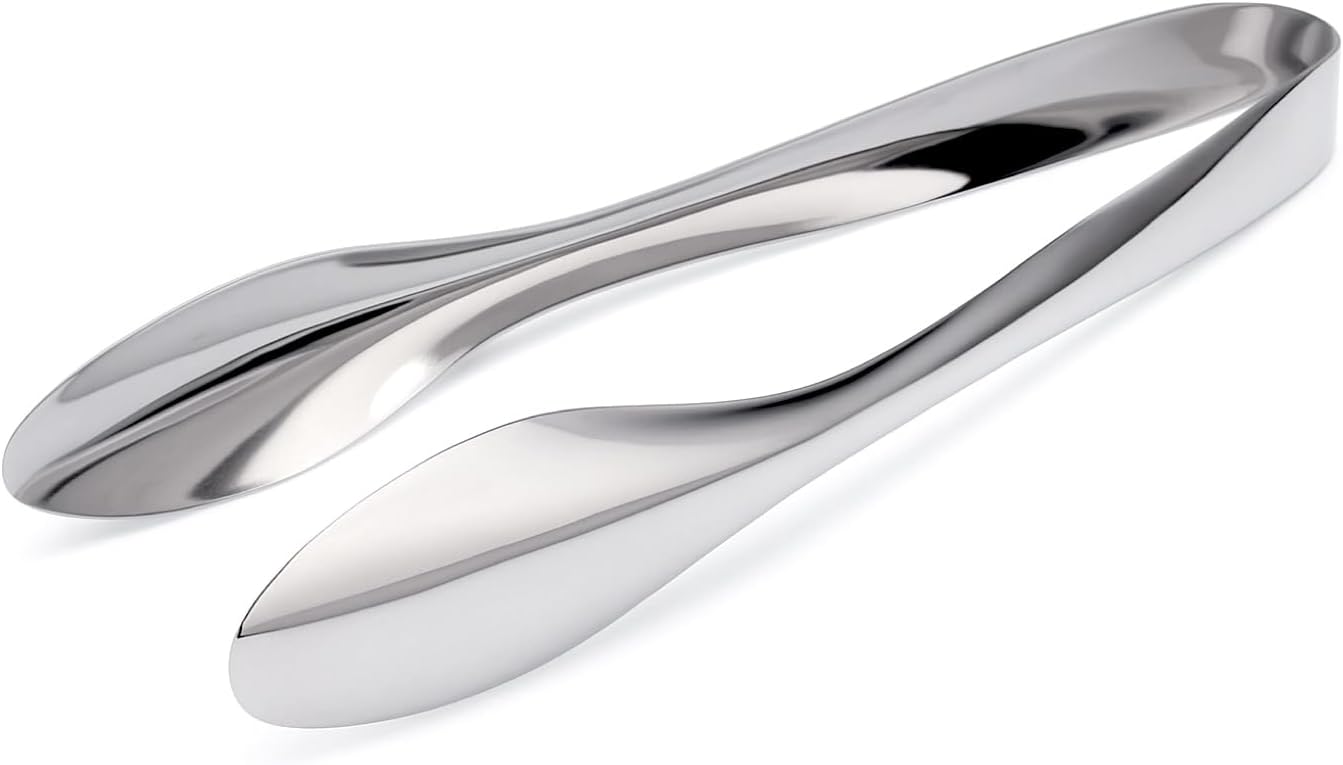 Premium Stainless Steel Serving Tongs (9'' Large)