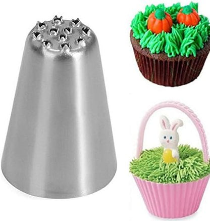Piping Tips For Cake Decorating, Stainless Steel Icing Piping Nozzles For Pastry Fondant Decorating Tools (C)