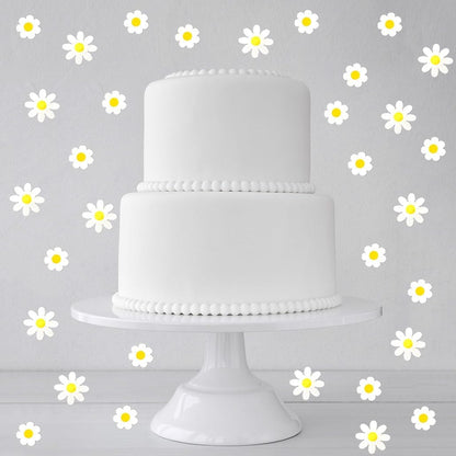 Daisy Confetti Flower Daisy Shape Table Scatters Confetti for Daisy Decorations Wedding Birthday Party Supplies Decorations Flower Party Sets