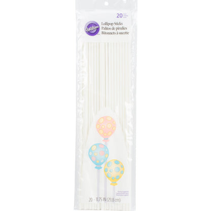Wilton White Treat Sticks - Paper Sticks for Cake Pops, Lollipops & More - Baking Essentials - Candy Crafting Tools - 4-Inch - 150 Count