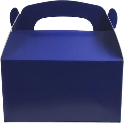 The Dreidel Company Gable Treat Boxes, Party Favors, 6.25" x 3.5" x 3.5" Inch Box, 25-Pack (Assorted)