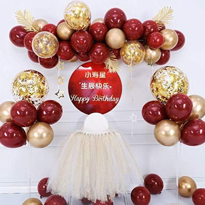 Party Balloons 12inch 50 Pcs Latex Confetti Balloons Birthday Balloons Party Decoration Wedding Baby Shower Christmas Party-Confetti Silver