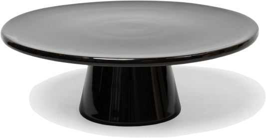 The Cake Stand – 10 Inch Gloss Ceramic Pedestal Cake Stand, Modern Footed Dessert Stand for Cakes, Cupcakes, Cookies & More (Periwinkle)