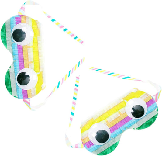 2pcs Playthings Birthday Party Favors Pinata Eye Cover Costume Masks Lovely Eye Masks Birthday Party Props Costume Supplies Pinata Playthings Paper