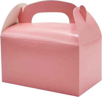 The Dreidel Company Gable Treat Boxes, Party Favors, 6.25" x 3.5" x 3.5" Inch Box, 25-Pack (Assorted)