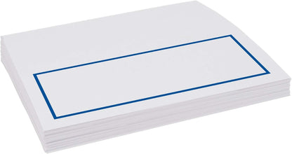 Single Line Border Printable Place Cards, Gold (Choose Color), Set of 60 (10 Sheets), Laser & Inkjet Printers - Wedding, Party, Dinner, and Special Events - Made in the USA