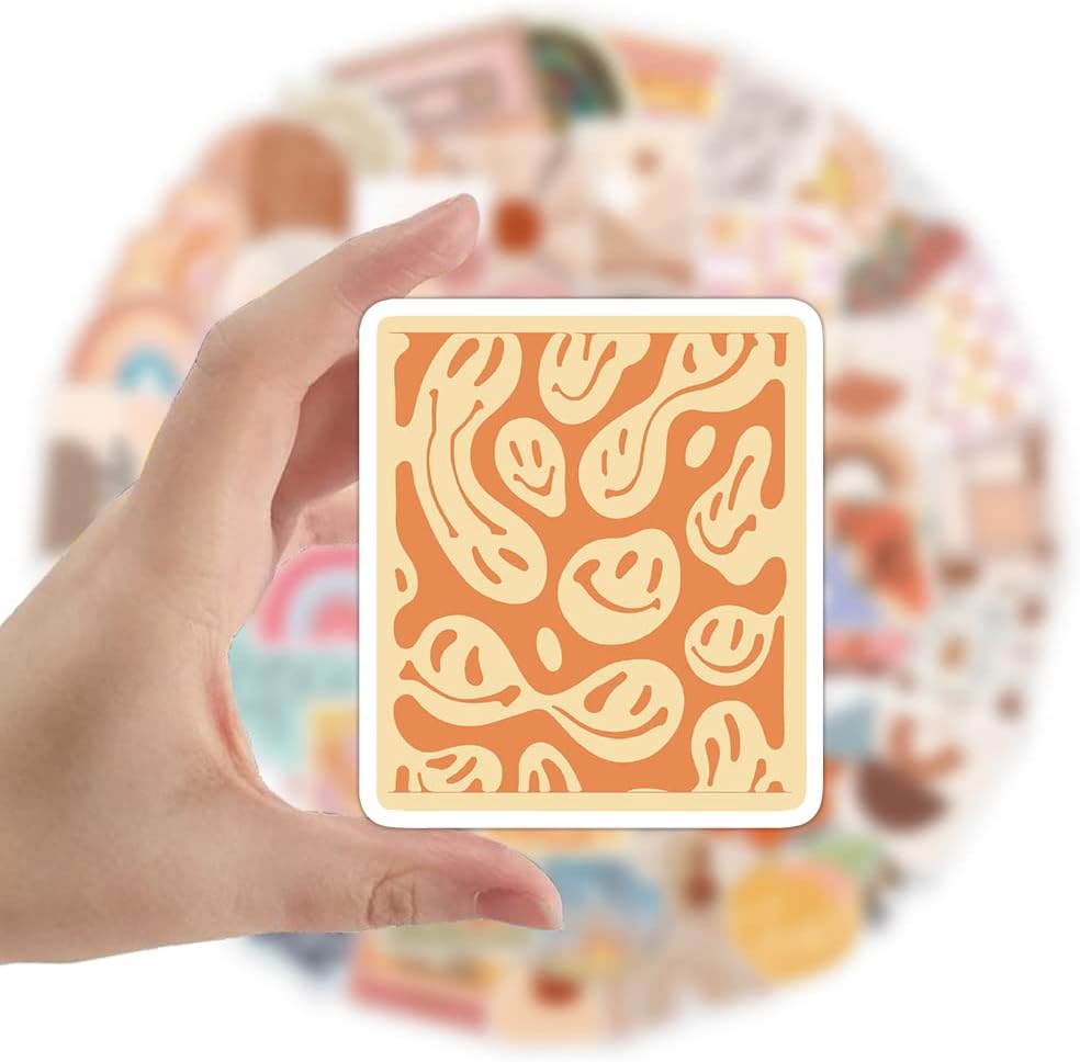200Pcs Water Bottle Stickers for Kids, Cute Stickers for Water Bottles, Vinyl Waterproof Aesthetic Laptop Sticker Pack Classroom Prizes Skateboard for Kids Teens Girls Students (Cute-200pcs)
