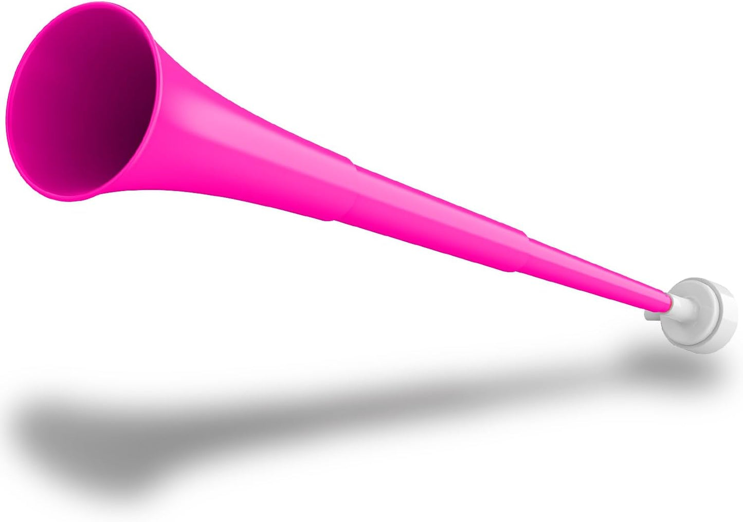Collapsible Stadium Horn 24 Inch Vuvuzela Plastic Trumpet Blow Horns Noise makers for Sporting Events School Sports Football Games Party Supplies Favors Accessories (Black)