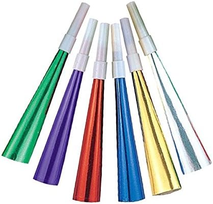Amscan High Count Horns, 9', Multicolor