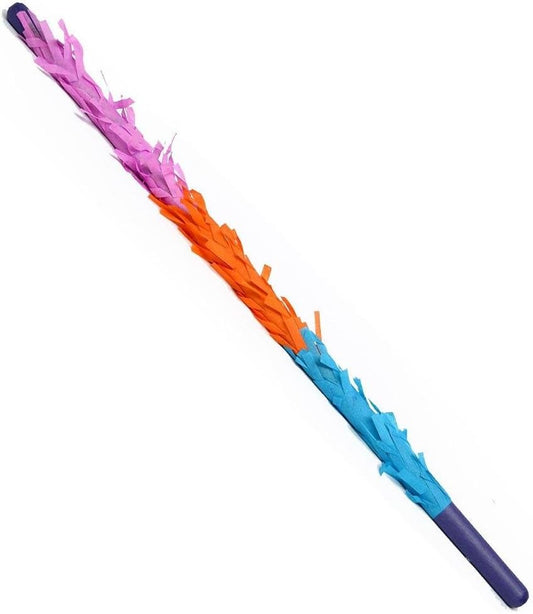 Colorful Pinata Buster Party Stick - 30" - Durable Plastic & Paper - Perfect for Birthdays, Kids' Parties, Cinco De Mayo & More (1 Pc. )
