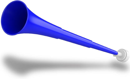 Collapsible Stadium Horn 24 Inch Vuvuzela Plastic Trumpet Blow Horns Noise makers for Sporting Events School Sports Football Games Party Supplies Favors Accessories (Black)