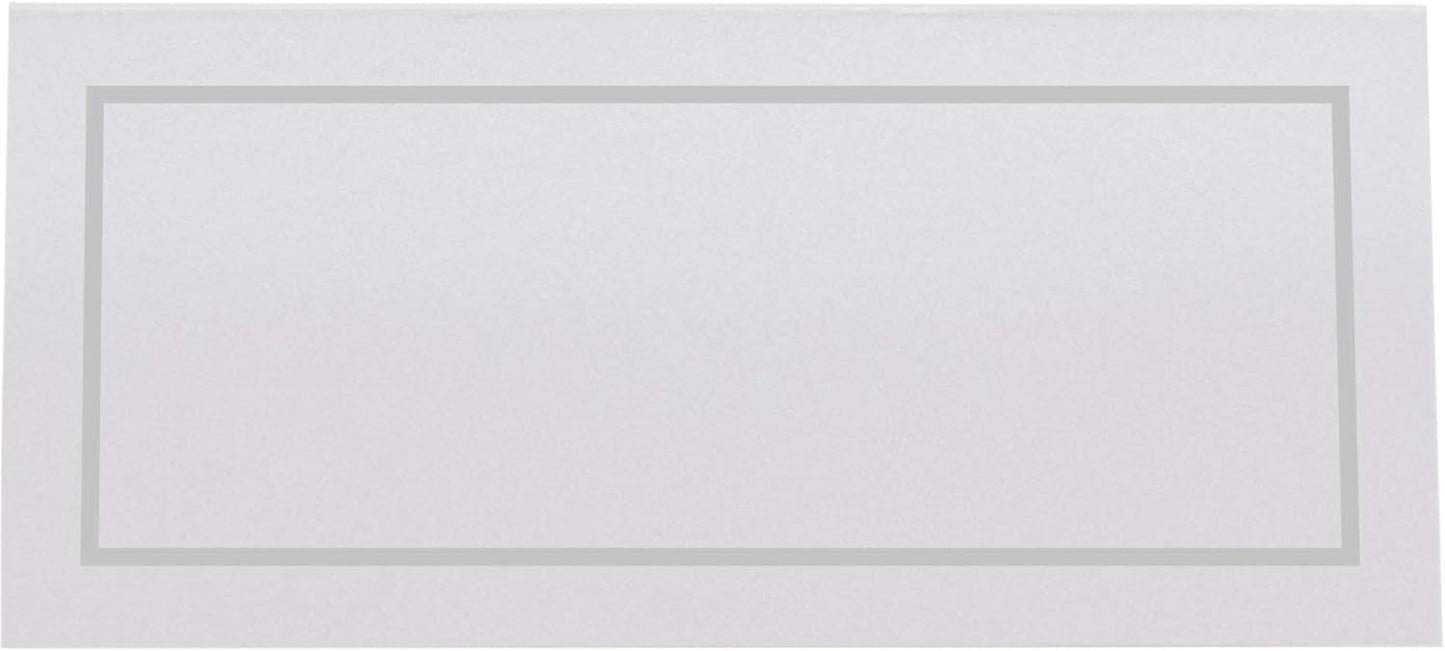 Single Line Border Printable Place Cards, Gold (Choose Color), Set of 60 (10 Sheets), Laser & Inkjet Printers - Wedding, Party, Dinner, and Special Events - Made in the USA