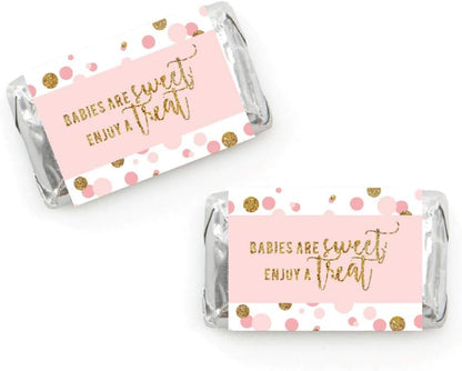 Andaz Press Blush Pink Gold Glitter Girl Baby Shower, Printable Table Tent Place Cards, 20-Pack, Seat Placement Cards Blank Place Cards For Table Settings Name Cards for Wedding, Graduation Food Cards - Colors B