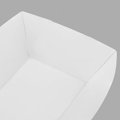 Karat Paper Food Trays Disposable [2 LB - 1,000 ct] Sturdy Food Boats, Leak Resistant | Ideal for Snacks, Nachos and Finger Foods