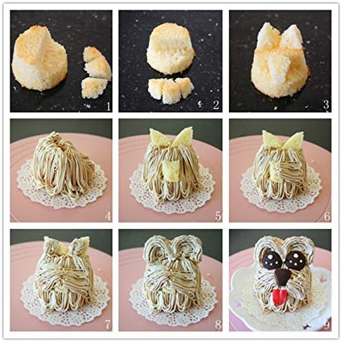 Piping Tips For Cake Decorating, Stainless Steel Icing Piping Nozzles For Pastry Fondant Decorating Tools (C)