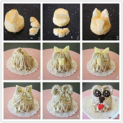 Piping Tips For Cake Decorating, Stainless Steel Icing Piping Nozzles For Pastry Fondant Decorating Tools (C)