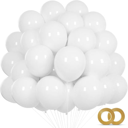 110pcs Black Balloon 12 inch, Black Latex Balloons for Birthday Party Baby Shower Wedding(with 2 Ribbons). - Colors B