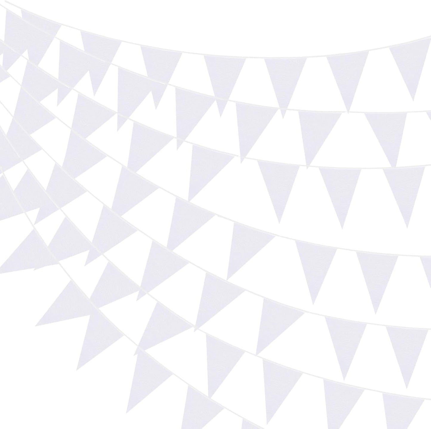 Hahafelt 100 Feet Pennant Banners Flags 75 Solid String Triangle Flags for Grand Opening, Carnival Theme Birthday Party Decoration Outdoor Events Classroom Decoration(Pink)