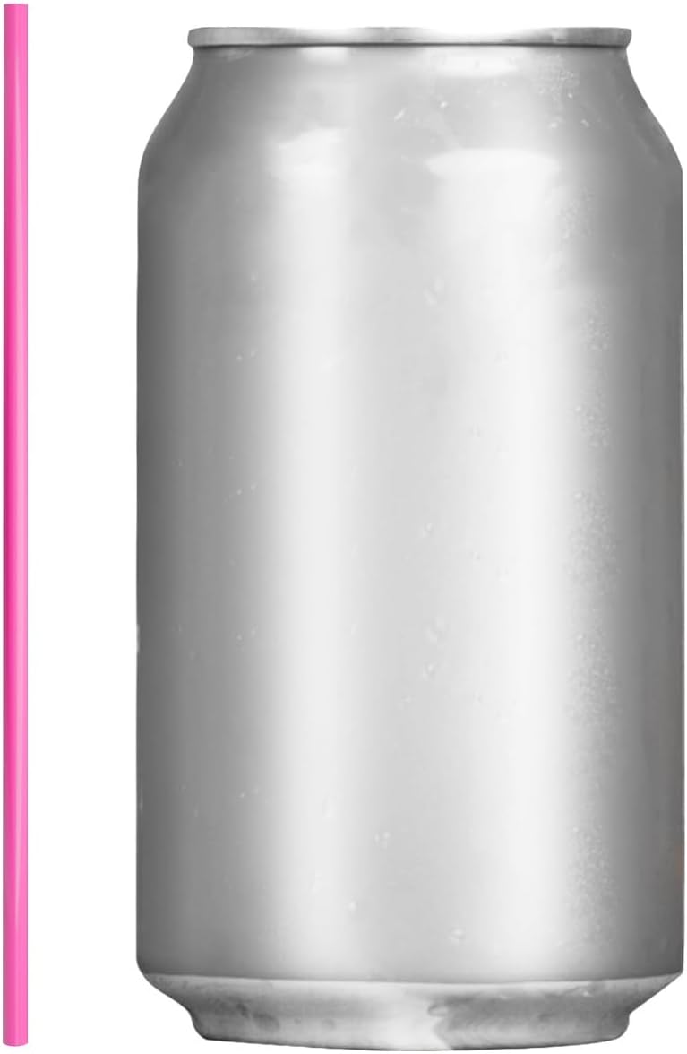 Disposable Plastic Coffee Stirrer Straw - 5 Inch Sip Stir Stick (1000, Neon)