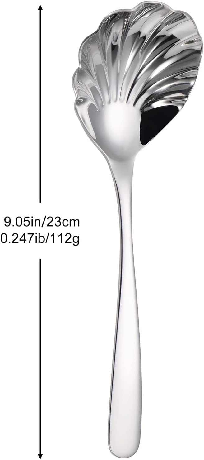 Large Serving Spoon, Stainless Steel Catering Serving Utensils for Party Buffet Dinner Banquet Cooking Kitchen Basics,Dishwasher Safe(Gold)