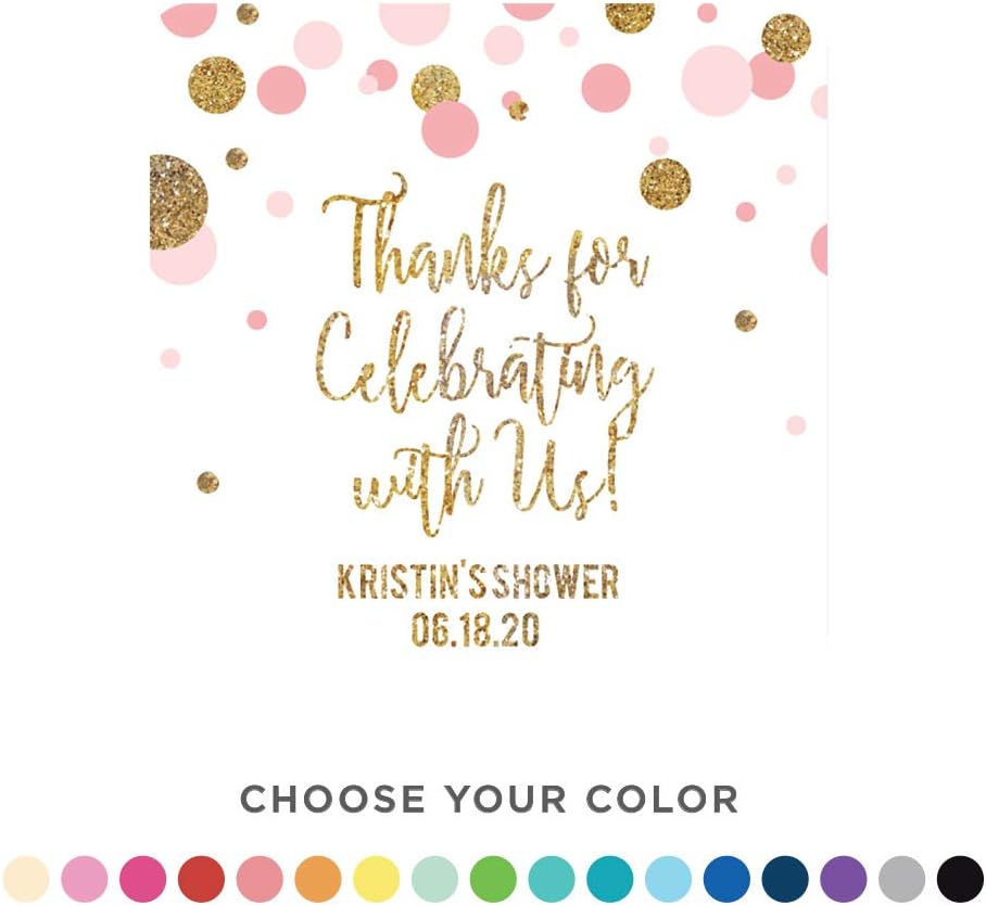 Andaz Press Blush Pink Gold Glitter Girl Baby Shower, Printable Table Tent Place Cards, 20-Pack, Seat Placement Cards Blank Place Cards For Table Settings Name Cards for Wedding, Graduation Food Cards - Colors B